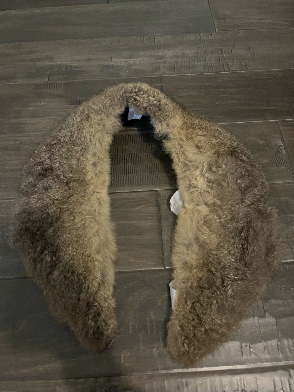 Vintage Authentic Fur Collar Accent Scarf
